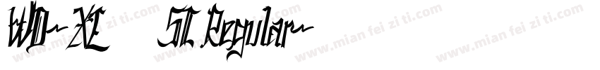 WD-XL滑油字 SC Regular字体转换